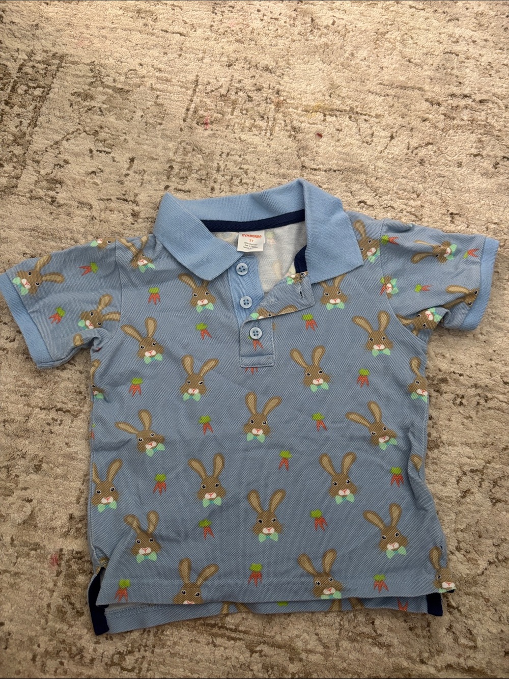 Gymboree Bunny Collared Shirt
